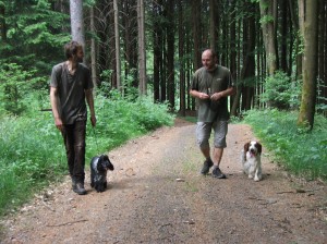 Kokřice Bonie a welšpringra Ízi.