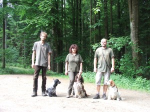 Společné foto z výcviku. Mě doprovázel a předváděl disciplíny Giulian.