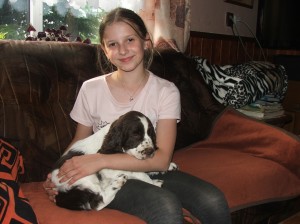 Štěňátka Kary odcházejí do světa.