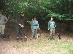 Nástup kamarádů na ZN s bordíky.