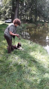 Počkej...hodím ti kachnu do vody!