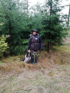 Zmoklí, ale štastní spolu.