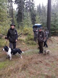 Hubert s Káťou, atmosféra i v dešti byla skvělá.