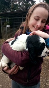 Majitelka otce štěňat se přijela podívat na dědičky.