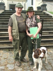 Tatínek vůdkyně Xanny je pyšný na obě, na dceru i Xanničku.