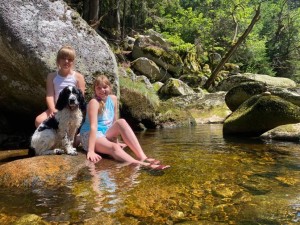 Na první dovolené s Abigail - Ebinkou.