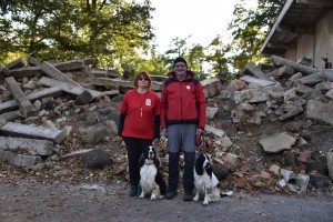 Vigo a Artuš se svými majiteli.